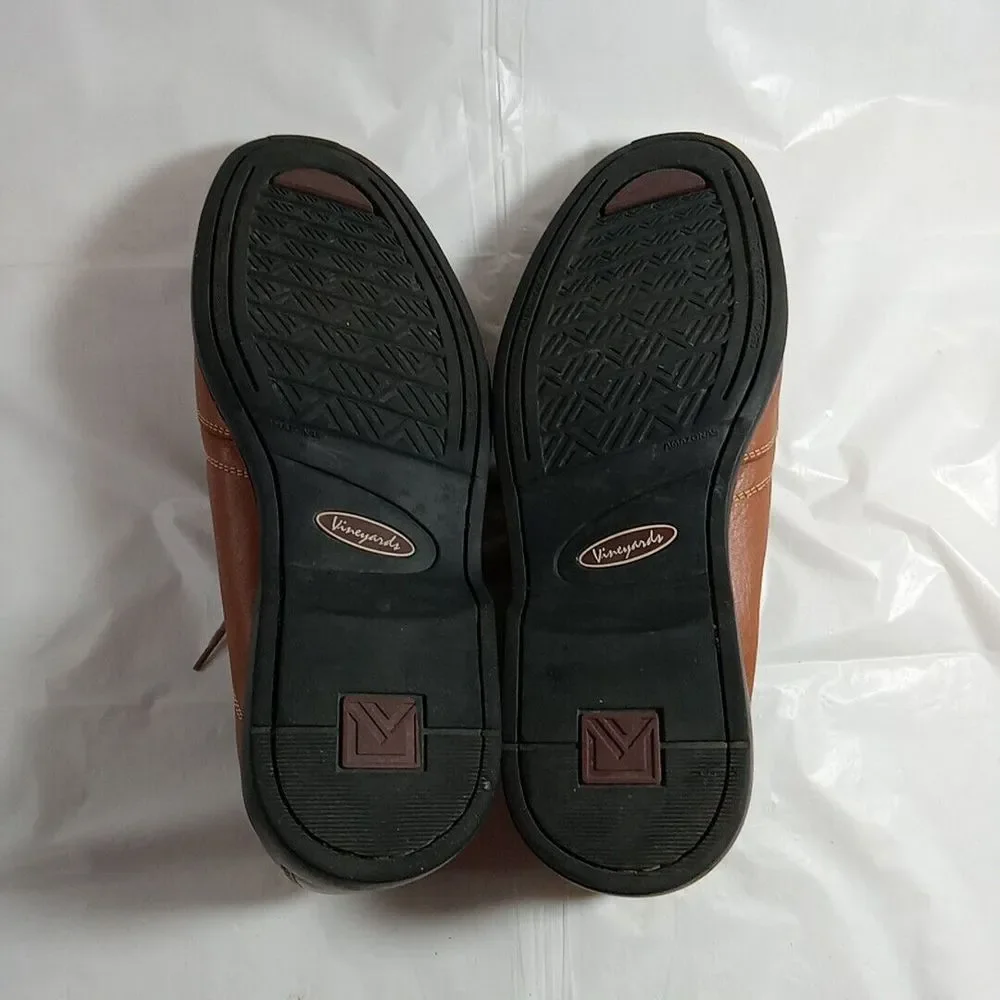 Vineyard shoes Men's Size 10 Brown No Insoles Inside Made In Brazil